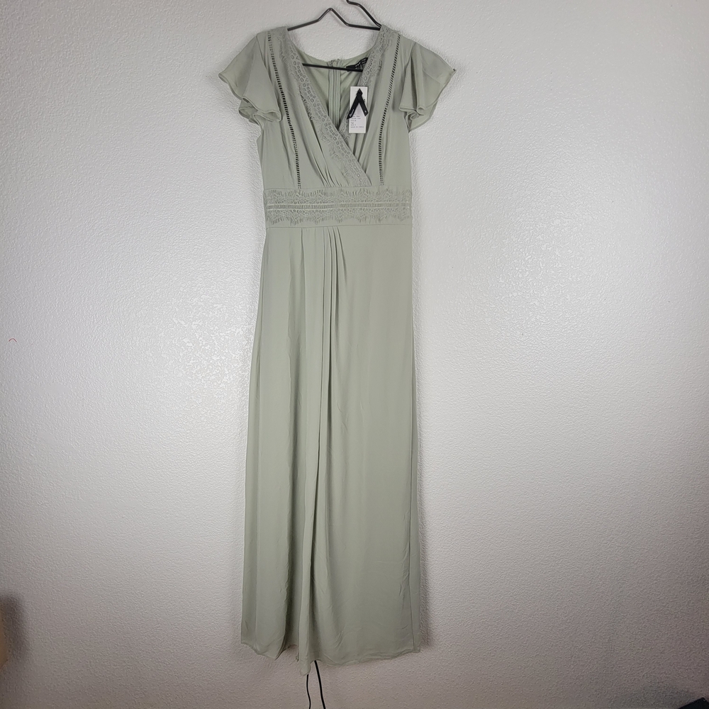 Elegant Sage Maxi Dress